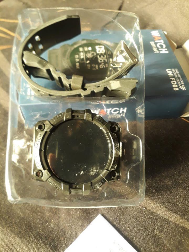 RELOJ SMARTWATCH FD68 NEGRO