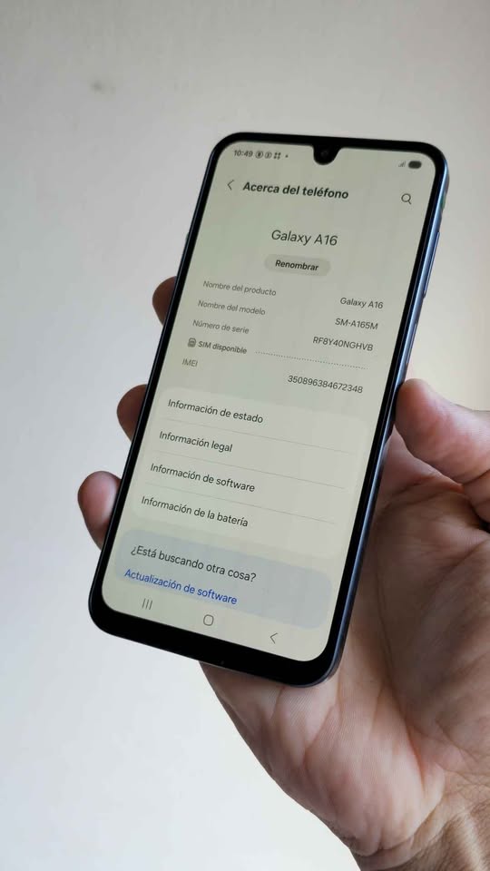 Vendo Samsung A16 libre 128gb 4ram IMPECABLE NUEVO , NO PERMUTO