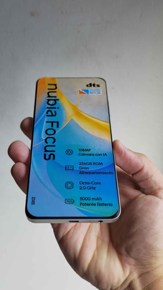 Vendo NUBIA FOCUS libre 256gb 4ram NUEVO COMPLETO , NO PERMUTO