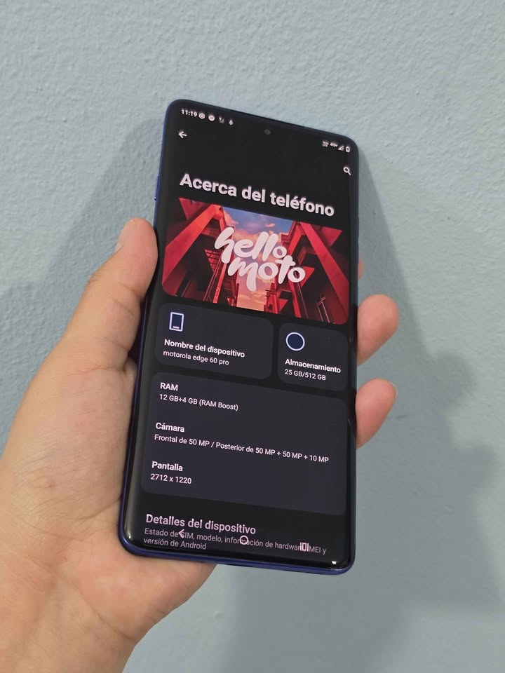 Motorola Edge 60 Pro Libre De Fabrica Para Cualquier Empresa 512gb De Almacenamiento 12gb De Ram