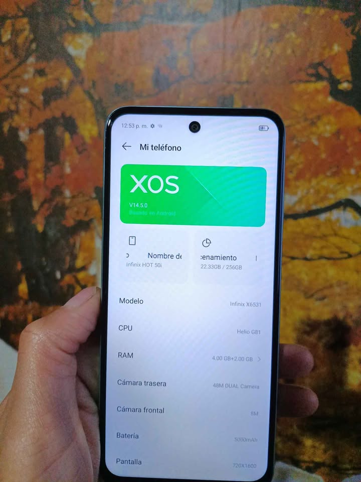 Infinix Hot 50i Nuevo Libre Leer Descripción