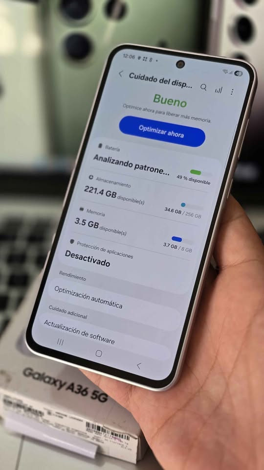 Vendo Samsung A36 libre 256gb 8ram 5G IMPECABLE ,NO PERMUTO