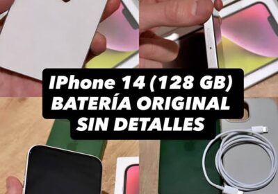 iPhone 14 (128gb) batería original, impecable sin detalles