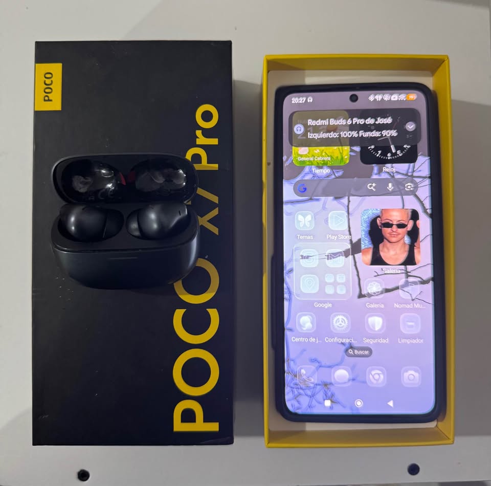 Xiaomi Poco x7 Pro y Buds 6 pro