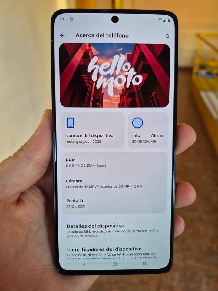 Motorola G Stylus-2025 256Gb/8 Libre de fabrica impecable como nuevo!!