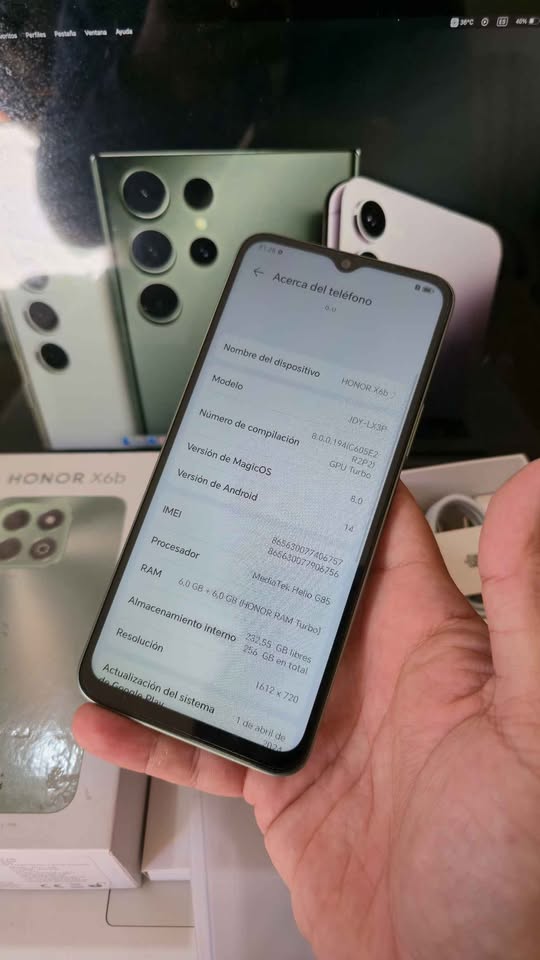 Vendo HONOR X6B libre 256gb 8ram COMPLETO IMPECABLE , NO PERMUTO
