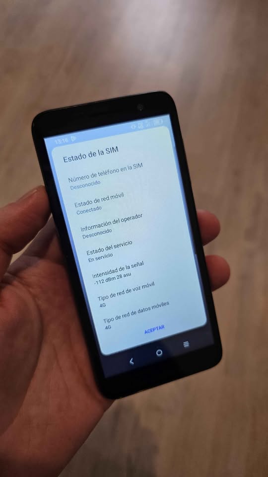 ALCATEL 1 ULTRA LIBRE 32GB ANDROID GO 11 EN BUENAS CONDICIONES