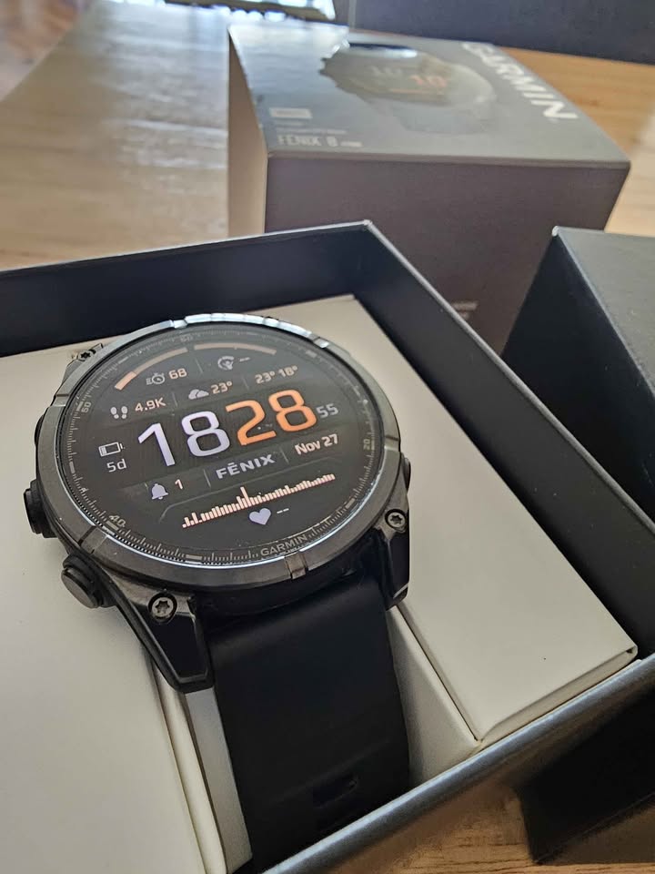 RELOJ GARMIN Fénix 8 Amoled 47mm + EXTRAS