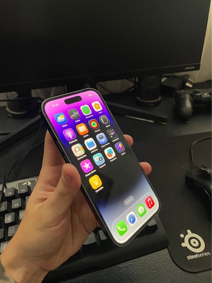iPhone 14 PRO (sin face id) 75% 128GB impecable (recibo iphone menor)