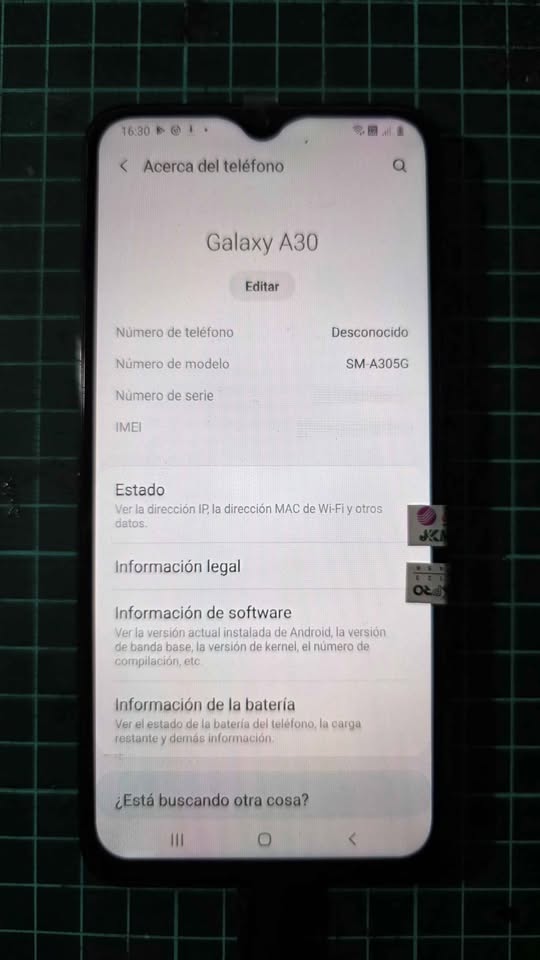 PLACA MAIN SAMSUNG A30 LIBRE 32GB 3GB RAM