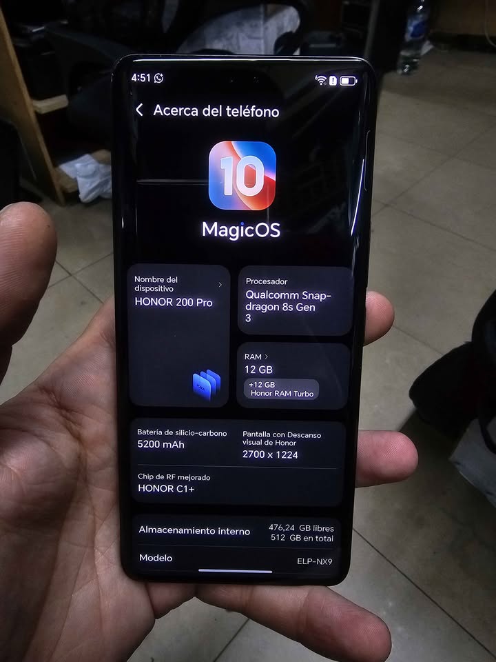 Honor 200 pro 512GB + 16GB