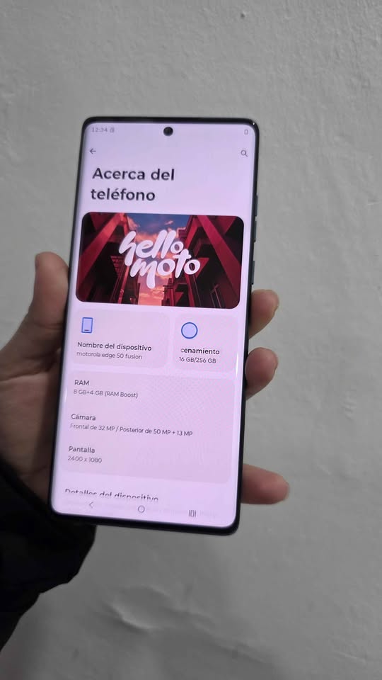 Moto Edge 50 Fusion de 256GB solo a Esim ! No permuto