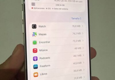 iPhone 17 Pro Max White 256 GB y 100% De Batería