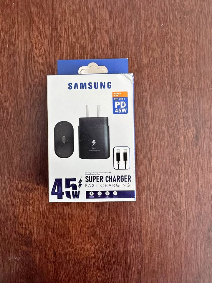 cargador samsung 45W con cable