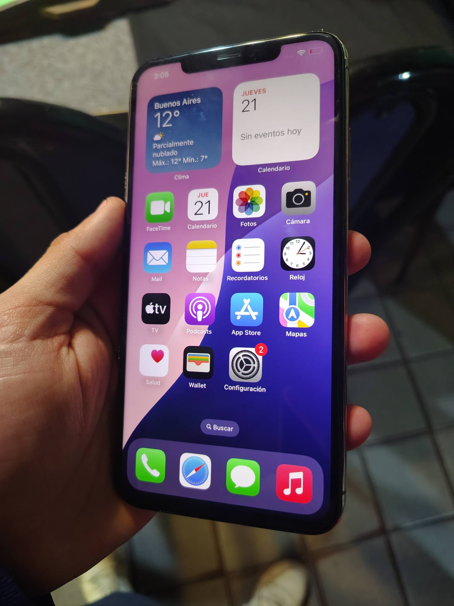 Vendo iPhone Xs Max gold 256gb 100% libre