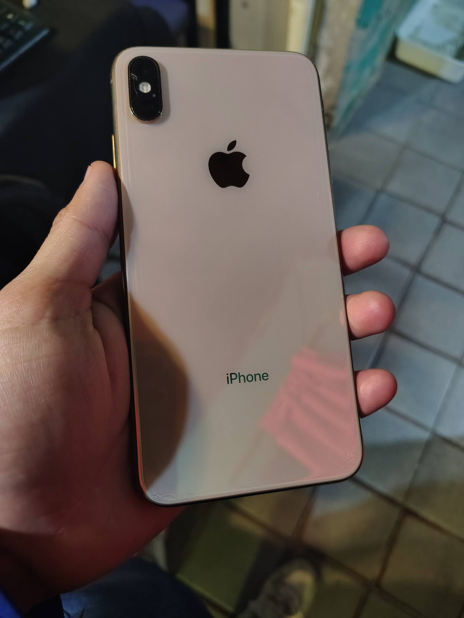 Vendo iPhone Xs Max gold 256gb 100% libre