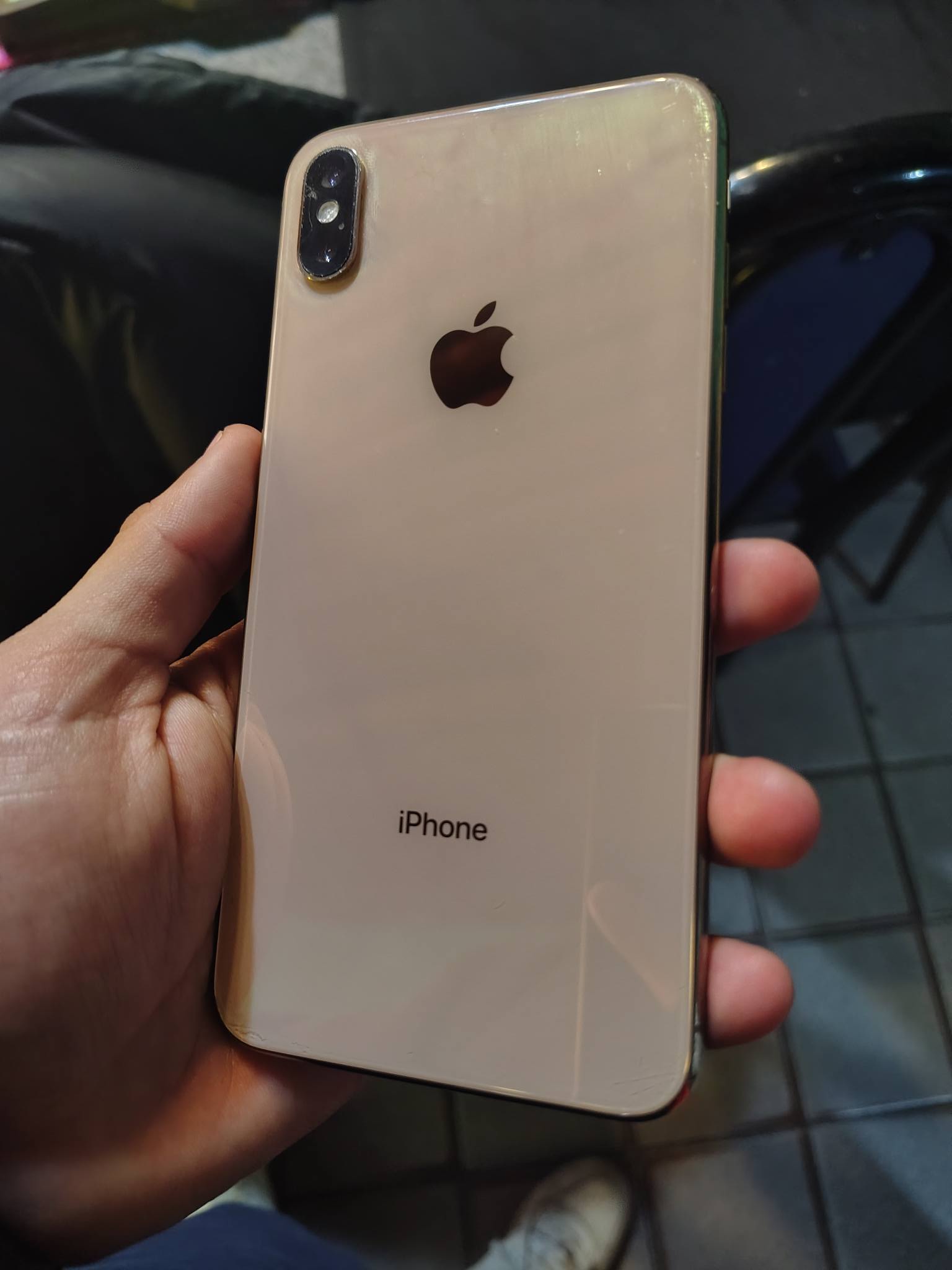 Vendo iPhone Xs Max gold 256gb 100% libre