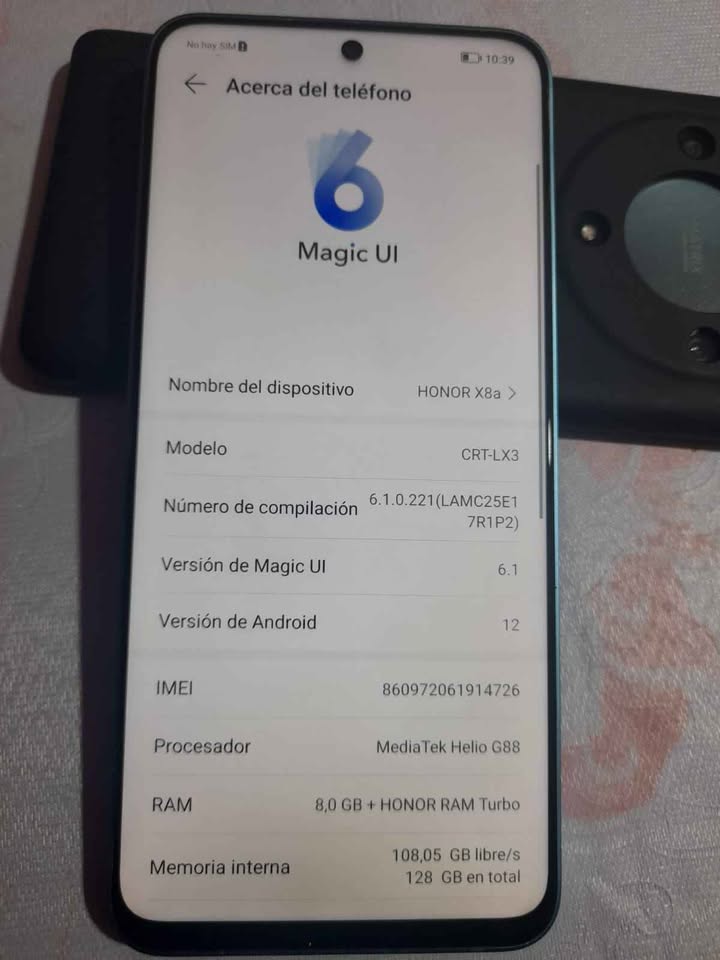 HONOR 8XA LIBRE IMPECABLE