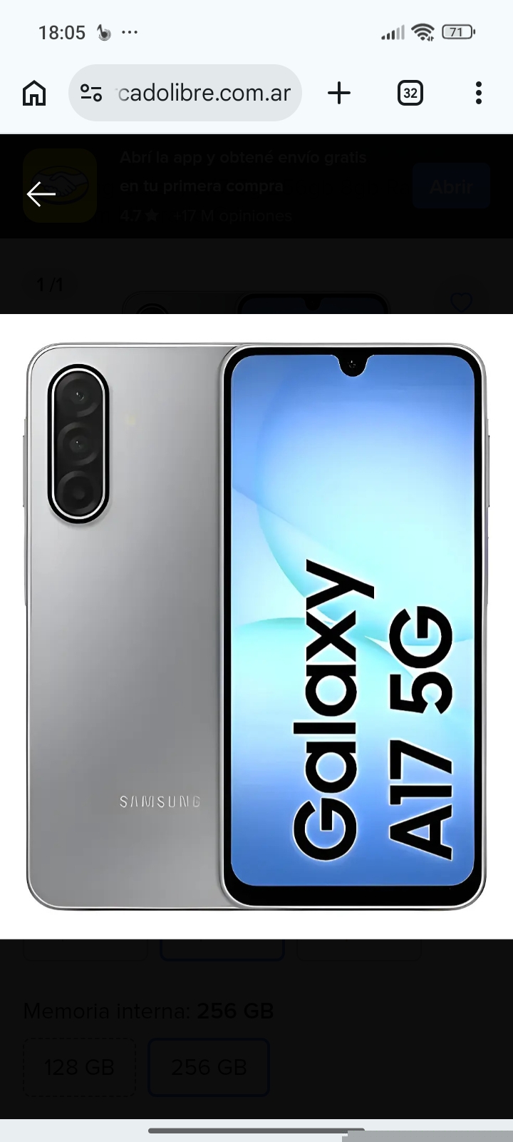 Samsung galaxy a17