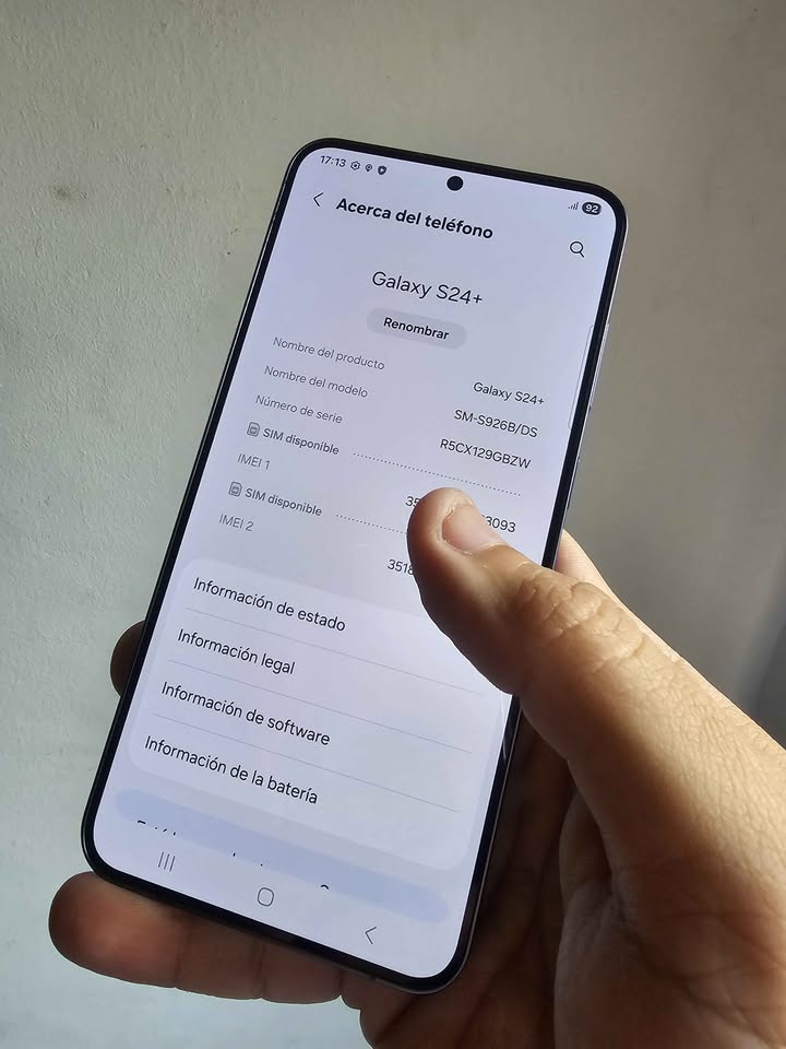 Vendo Samsung S24 plus libre 256gb 12ram , NO PERMUTO
