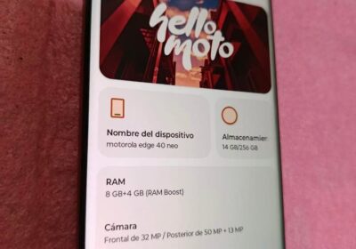 Moto edge 40 neo 256 GB Libre a esim ✅