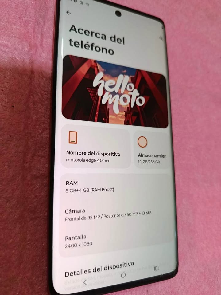 Moto edge 40 neo 256 GB Libre a esim ✅