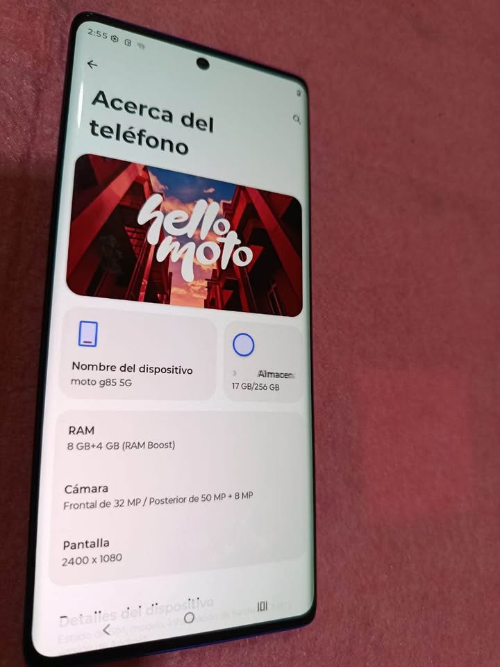 Moto G85 256 GB Libre de Fábrica ✅