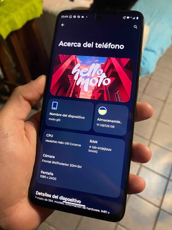 Vendo Motorola g15 en caja libre sin detalles !