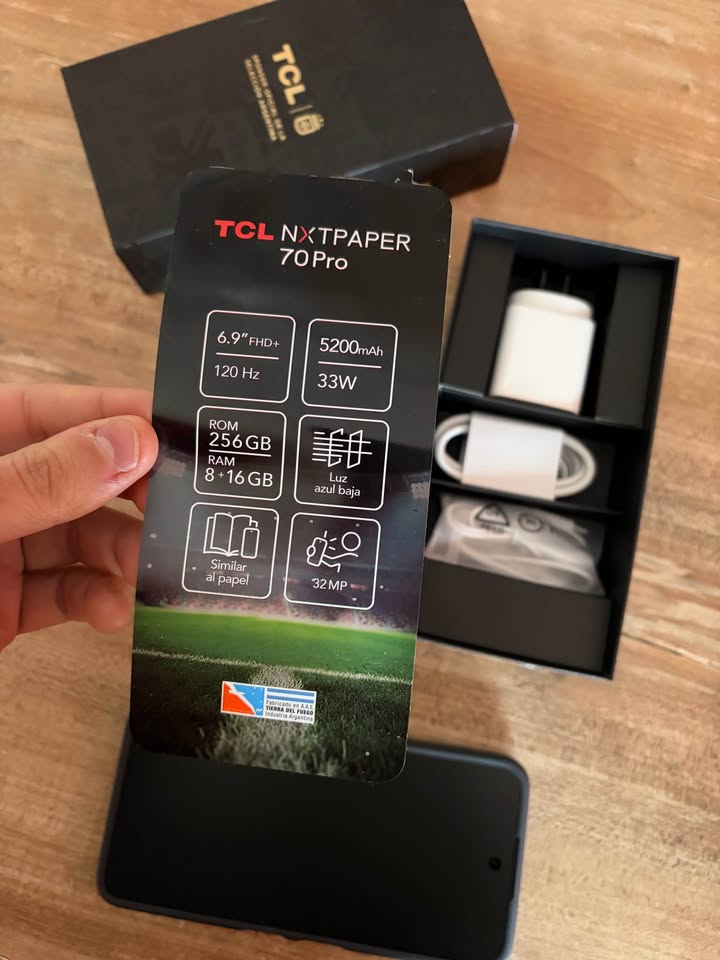 Celular TCL NXTPAPER 70 Pro 256 GB