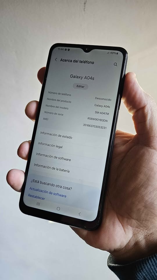 Vendo Samsung A04S libre 128gb 4ram huella , IMPECABLE , NO PERMUTO