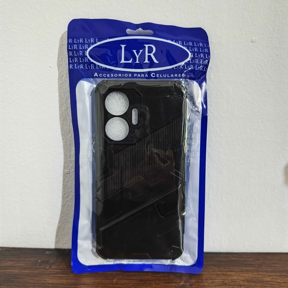 Funda POCO F7 Reforzada Con Soporte Plegable