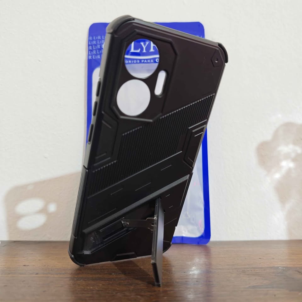 Funda POCO F7 Reforzada Con Soporte Plegable