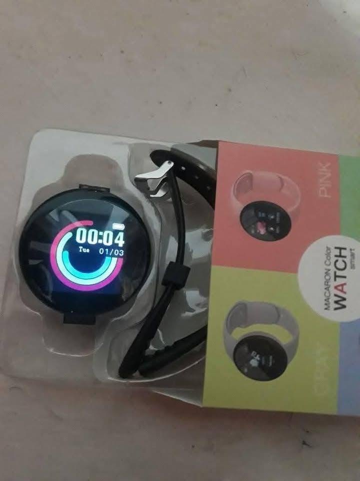RELOJ INTELIGENTE SMARTWATCH D18 COLOR NEGRO