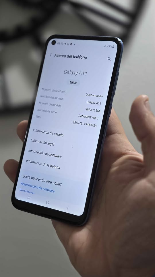 Vendo Samsung A11 libre 64gb 3ram huella , IMPECABLE , NO PERMUTO