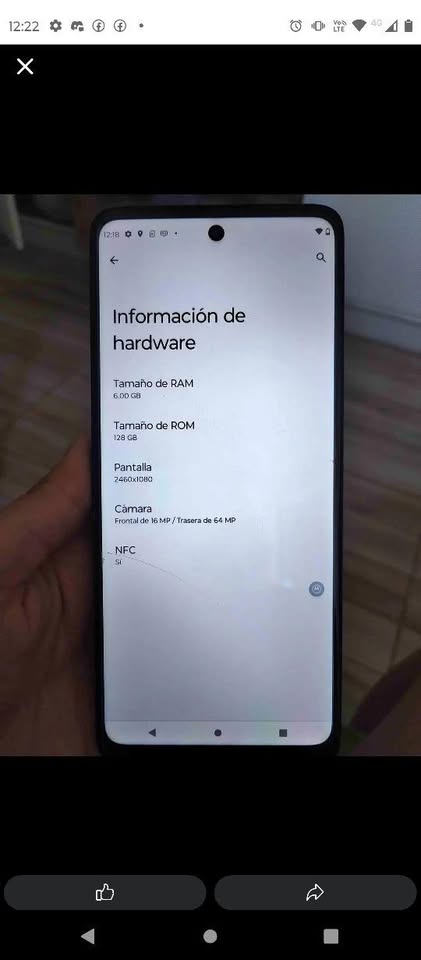 📱 Motorola Moto G60s 128GB – $95000(Negociable) 📱