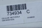 Celular Motorola moto G6 NUEVO SIN USAR LIBRE DE FABRICA $200000 retira x villa Ballester