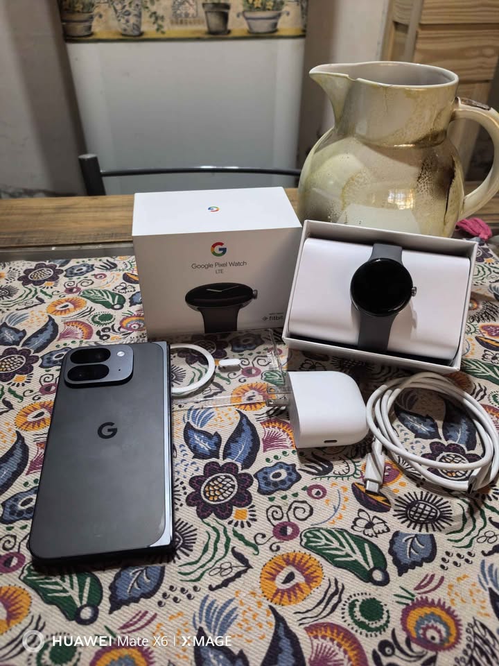 Combo !!! Google pixel 9 pro fold Google pixel watch Cargador original de Google