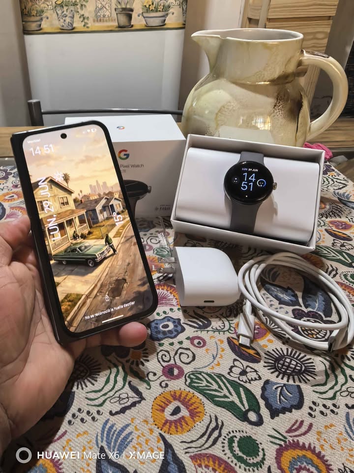 Combo !!! Google pixel 9 pro fold Google pixel watch Cargador original de Google