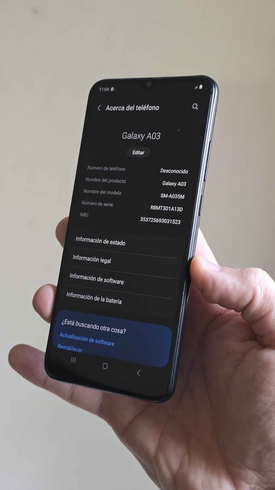 Vendo Samsung A03 libre 64gb 4ram huella , IMPECABLE , NO PERMUTO