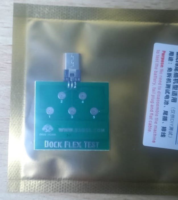 Dock Test Universal para Celulares – Herramienta de Diagnóstico de Placa de Carga USB