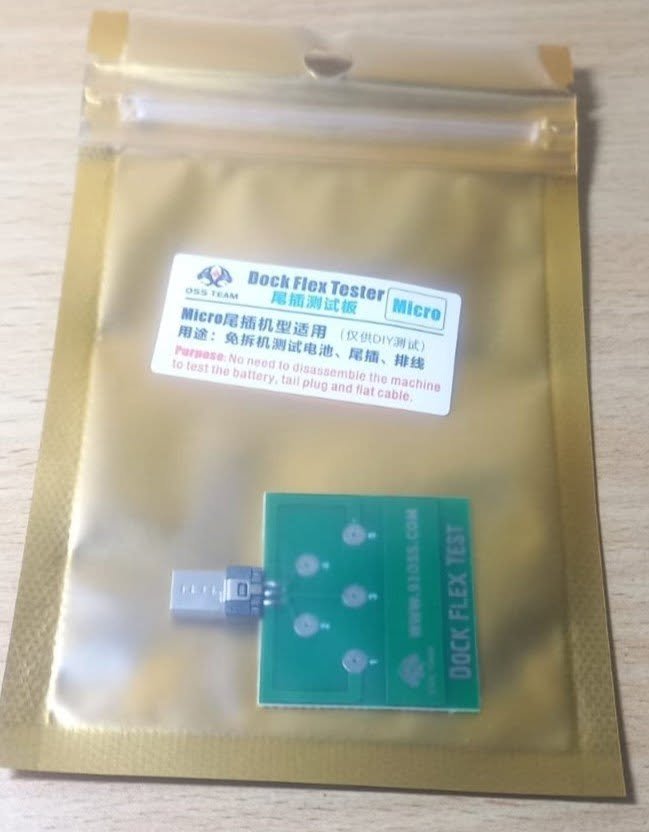Dock Test Universal para Celulares – Herramienta de Diagnóstico de Placa de Carga USB