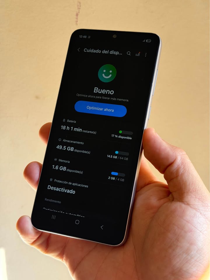 Vendo Samsung A05 libre 64gb 4ram huella , IMPECABLE, NO PERMUTO