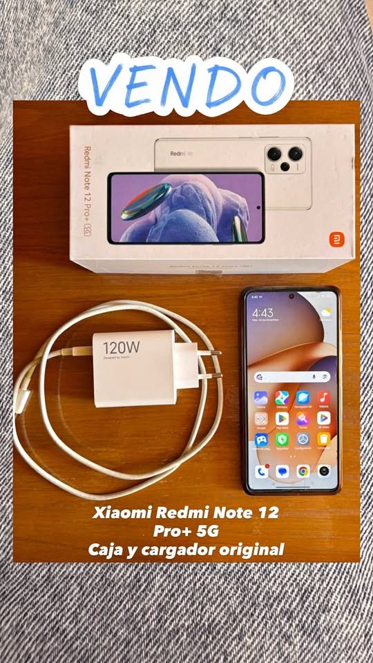 Xiaomi Redmi note 12 pro + 5G