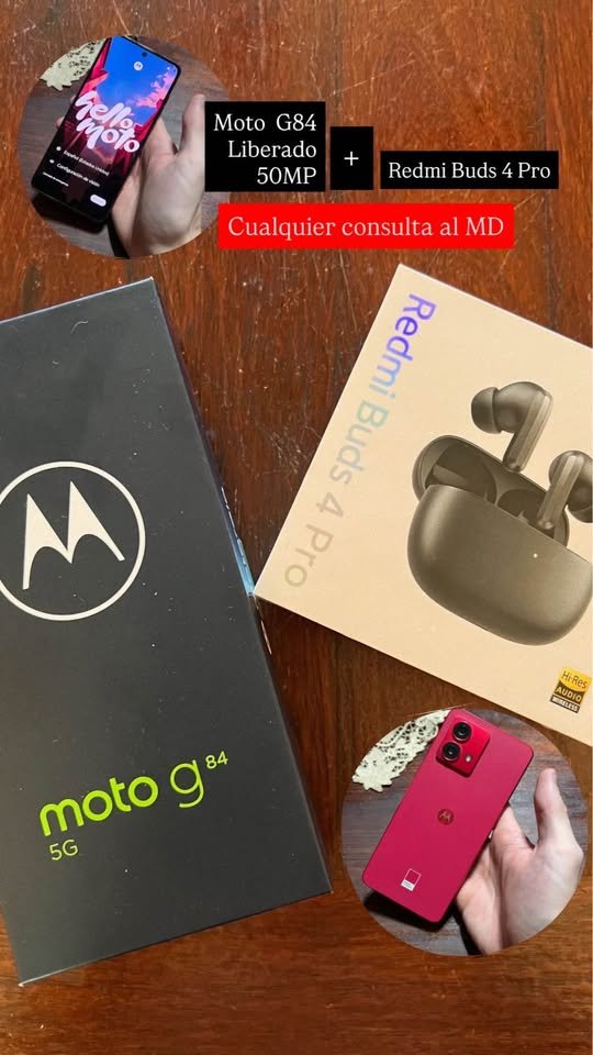 Moto G84+Redmi Buds Pro 4
