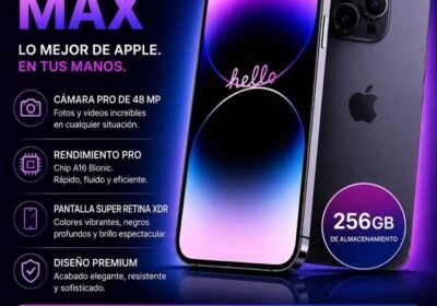 iPhone 14 Pro Max 256GB | 89% batería | Excelente estado | Libre de iCloud