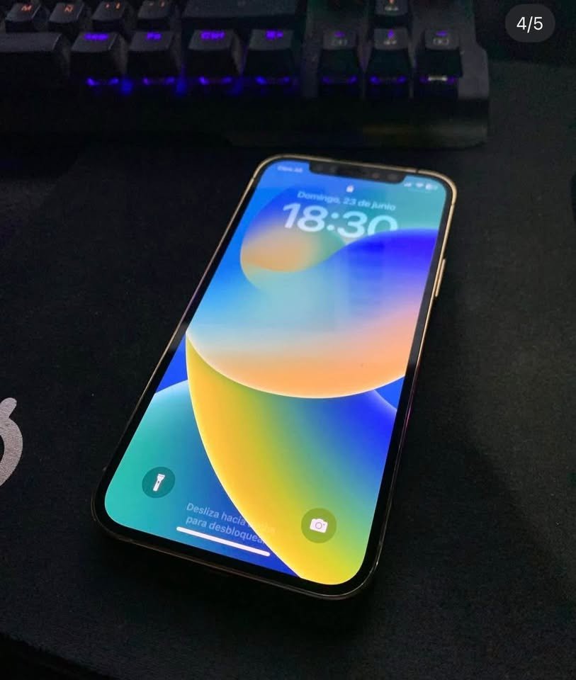 IPhone 12 PRO GOLD (128GB – 100%) recibo iphone menor 550mil