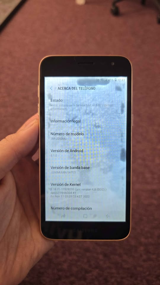 SAMSUNG GALAXY J2 CORE LIBRE 16GB ANDROID 8 CON DETALLES
