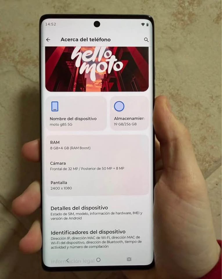 Moto G85 5G 256GB eSIM Liberado – Impecable