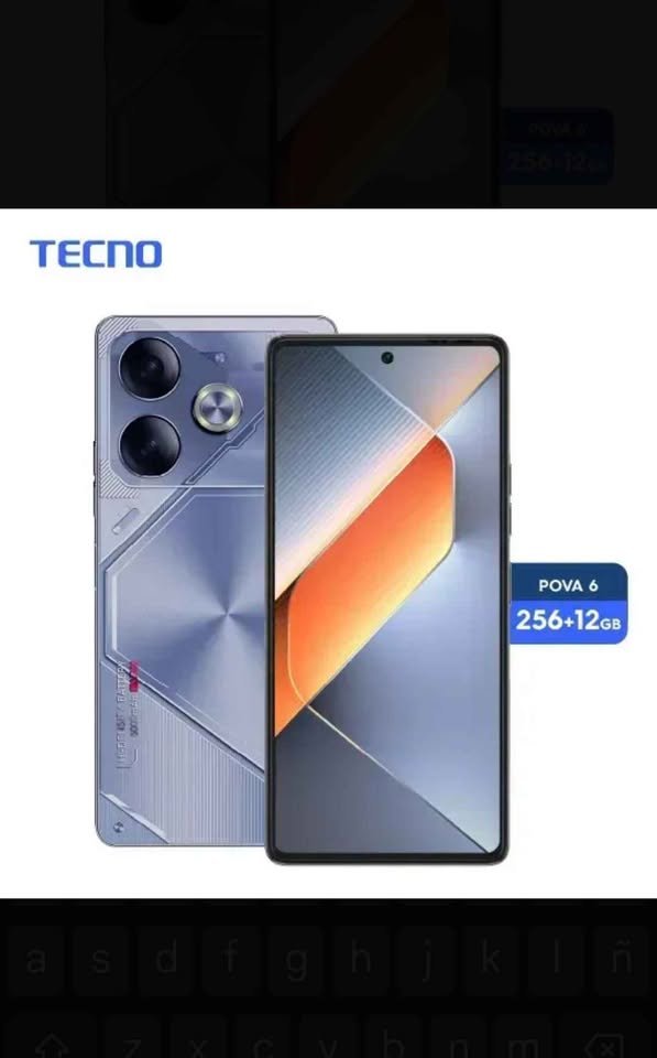 Tecno pova 6 gamer nuevo sin uso 12 GB 256
