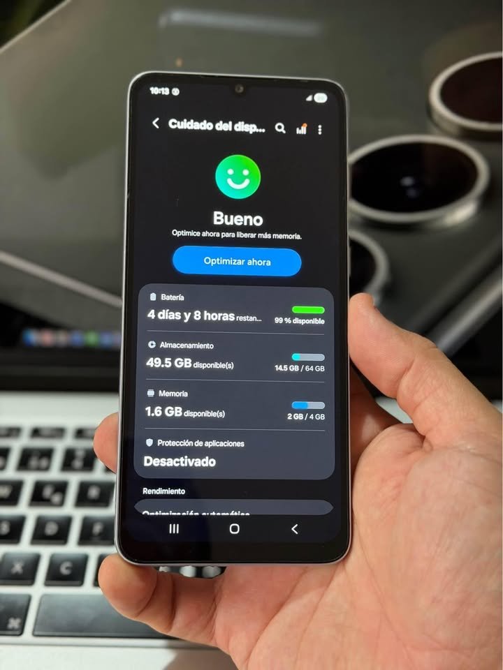 Vendo Samsung A05 libre 64gb 4ram huella , IMPECABLE, NO PERMUTO